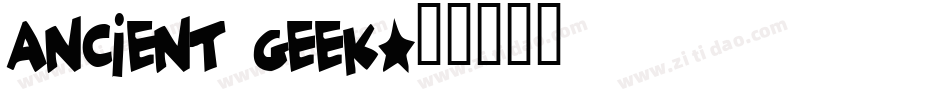 Ancient Geek字体转换